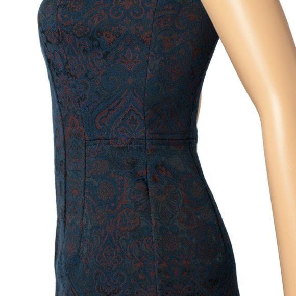 Kobi Halperin Brandi Jacquard Sleeveless Sheath Dress Size 0 - Picture 5 of 8